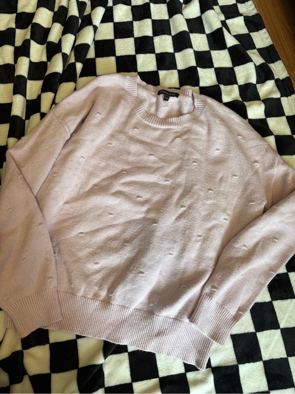 Ladies, size, large Kendall and Kylie light purple sweater